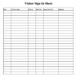 12 Sample School Sign In Sheets Sample Templates