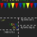 9 Free Back To School Signs Spaceships And Laser Beams First Day Of