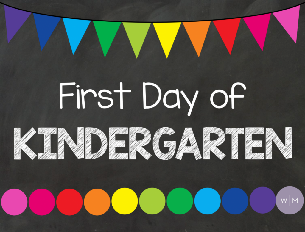 Dear Kindergarten Mama First Day Of K Printable Wichita Mom