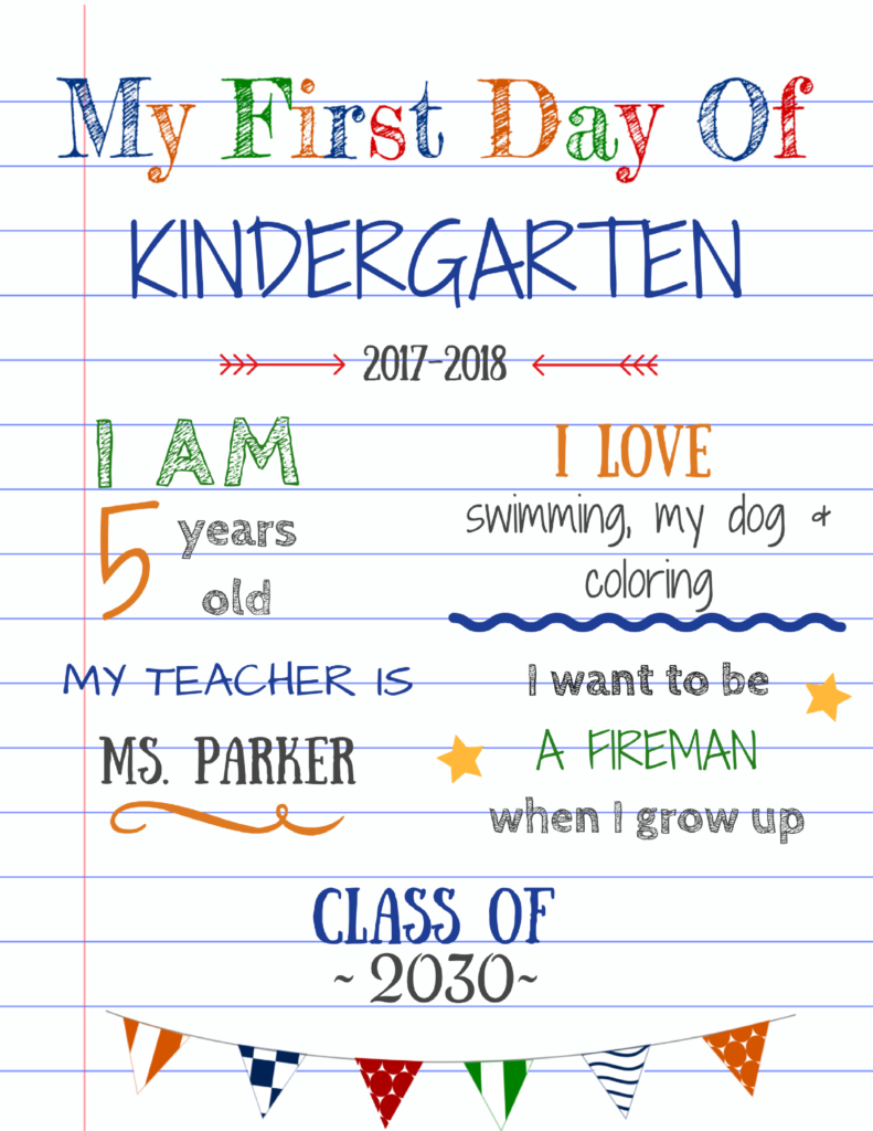 Editable First Day Of School Signs To Edit And Download For FREE