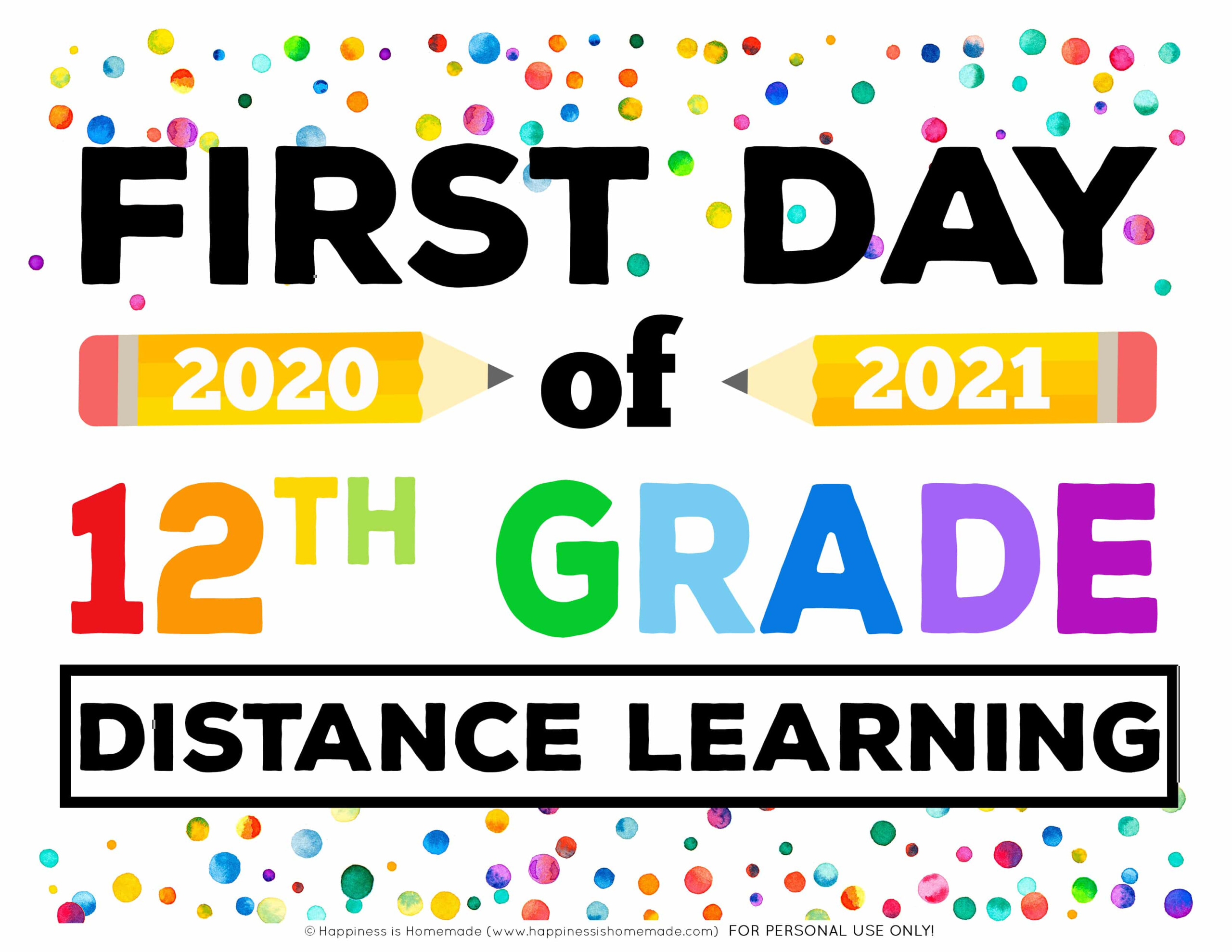 Free Printable First Day Of School Signs 2020 Happiness Is Homemade Free Printable First Day Of School Signs 2020 Happiness Is Homemade