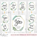 Say Yes To The Dress Signs Printable Set I Said Yes To The Dress Sign