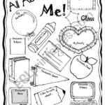 All About Me ESL Worksheet By Waterforelephants In 2020 School