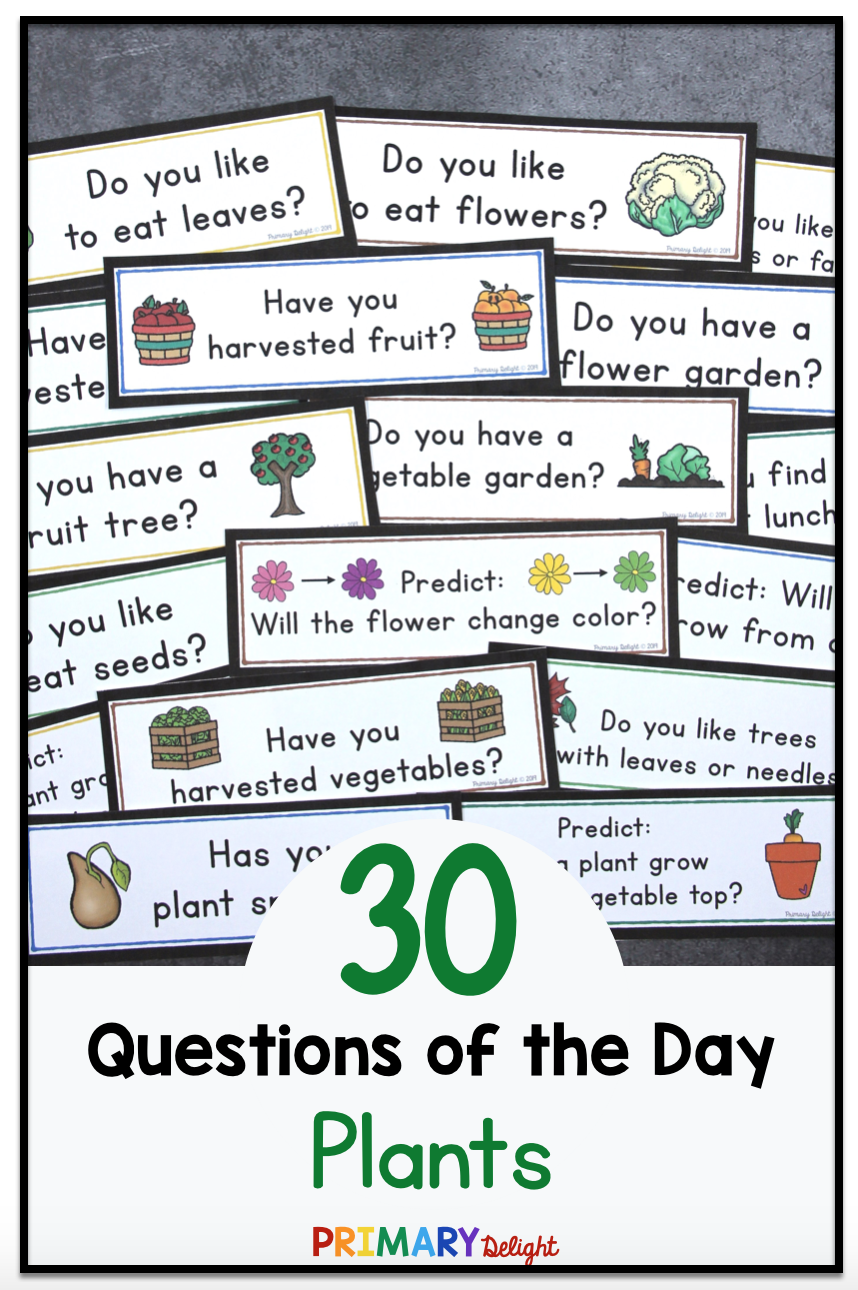 Celebrate Spring Or The Fall Harvest With Daily Plant Themed Questions Celebrate Spring Or The Fall Harvest With Daily Plant themed Questions