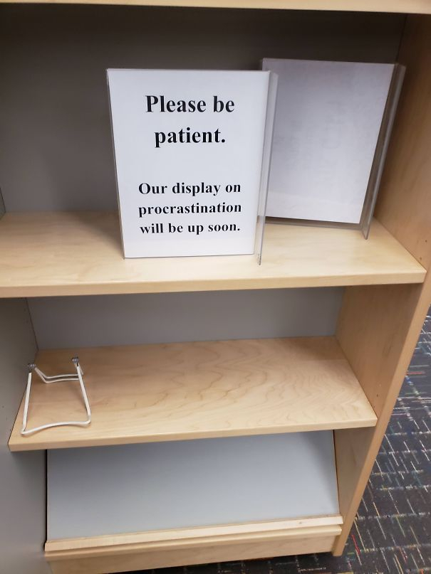 Display At My Local Library Library Book Displays Library Humor