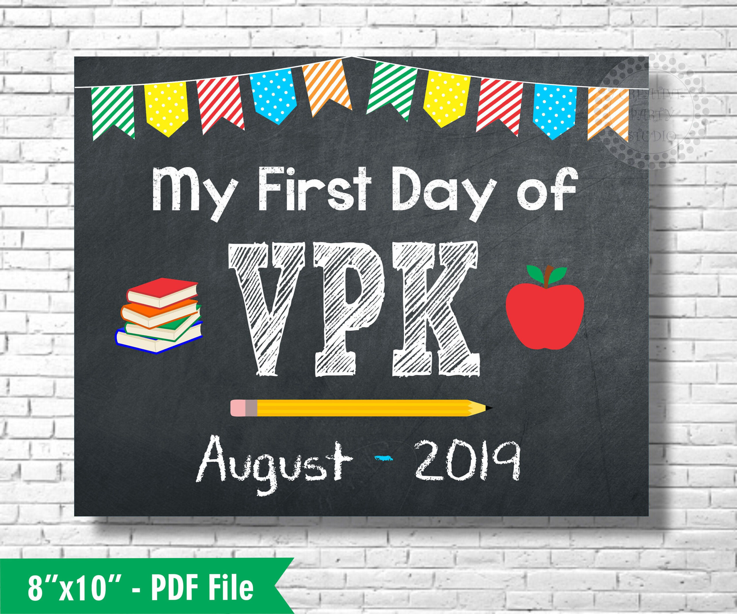 First Day Of Vpk Printable Free