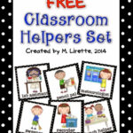 FREE Classroom Job Set Classroom Freebies Preschool Job Chart