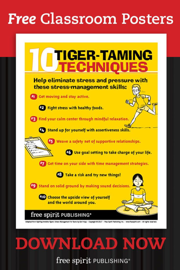 Free Printable Poster Help Students Eliminate Stress And Pressure With