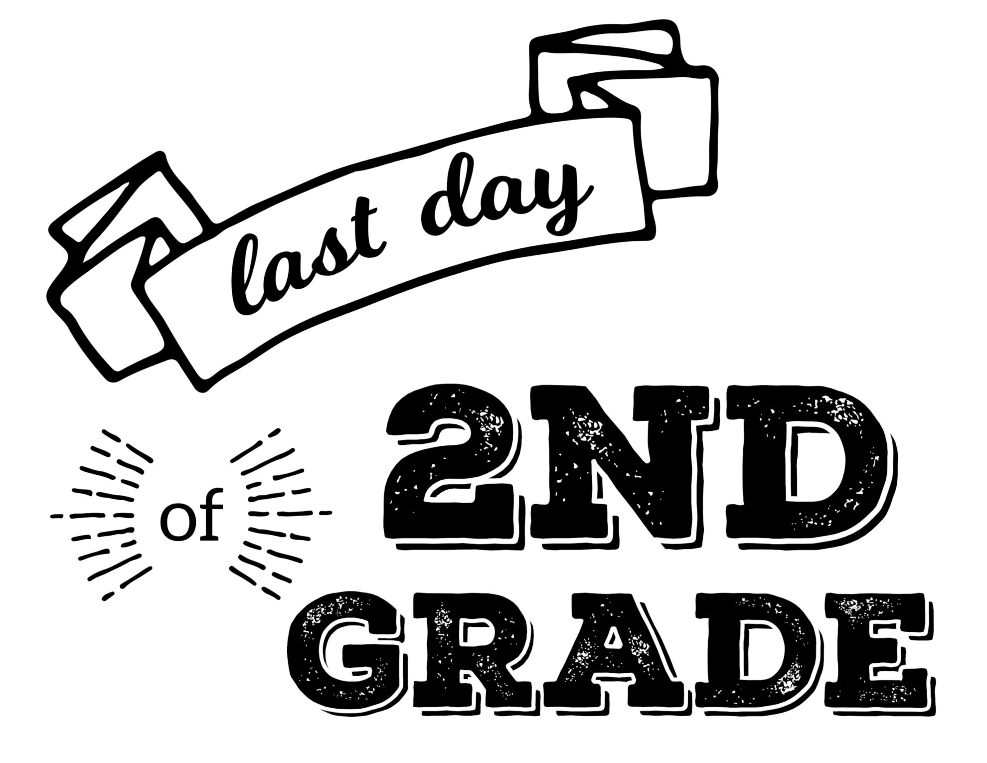 Last Day Of School Printable Signs Paper Trail Design Last Day Of School Printable Signs Paper Trail Design
