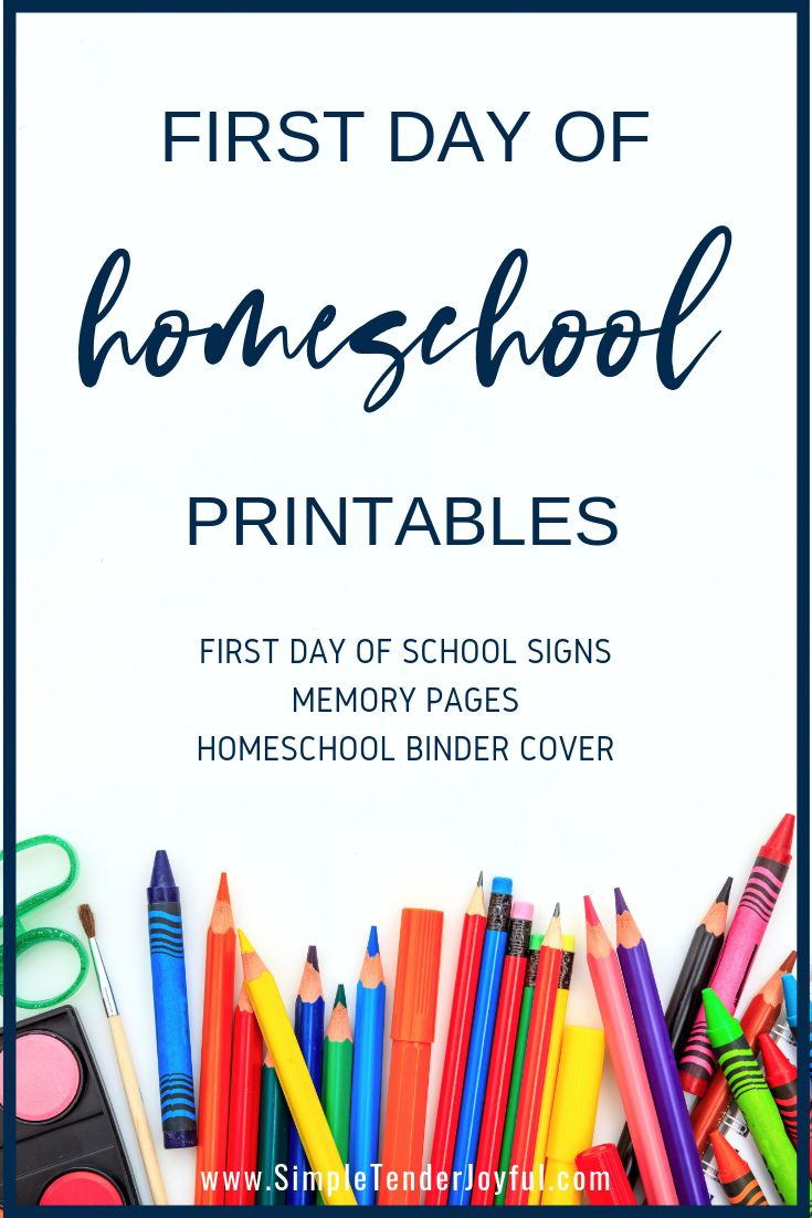 The Perfect Printables For The First Day Of Homeschool Including The Perfect Printables For The First Day Of Homeschool Including