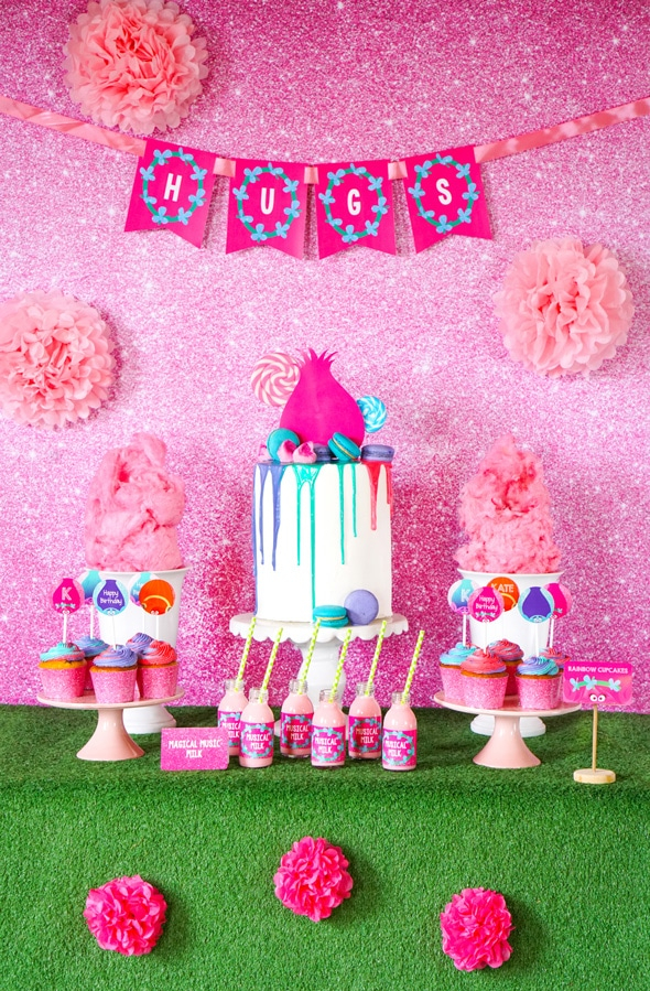 Trolls Birthday Party Inspiration