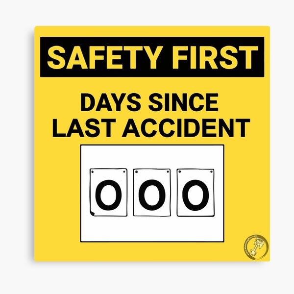 Days Since Last Accident Sign Printable 2023