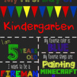 First Day Of School Printable Chalkboard Sign School Signs First Day