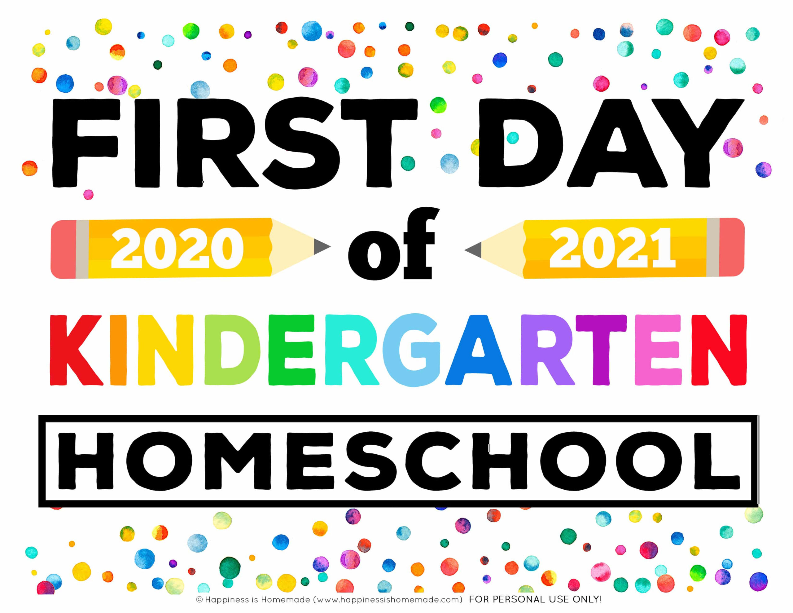 Free Printable First Day Of School Signs 2020 Happiness Is Homemade Free Printable First Day Of School Signs 2020 Happiness Is Homemade