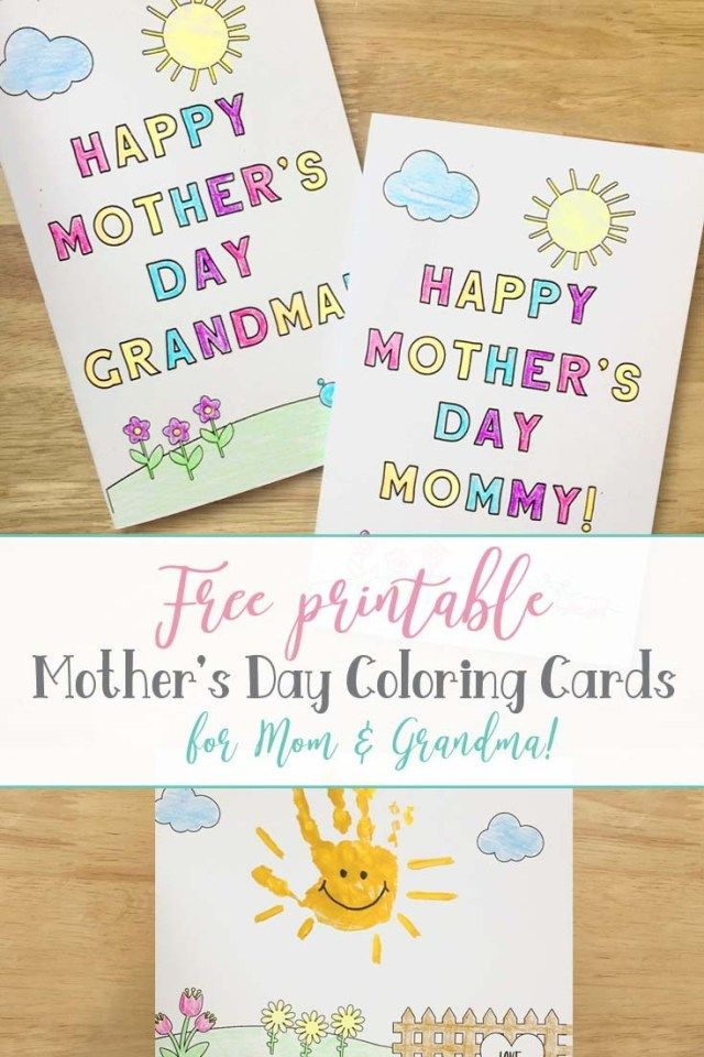 Free Printable Mother s Day Card For Mom Or Grandma Loving Our Messy