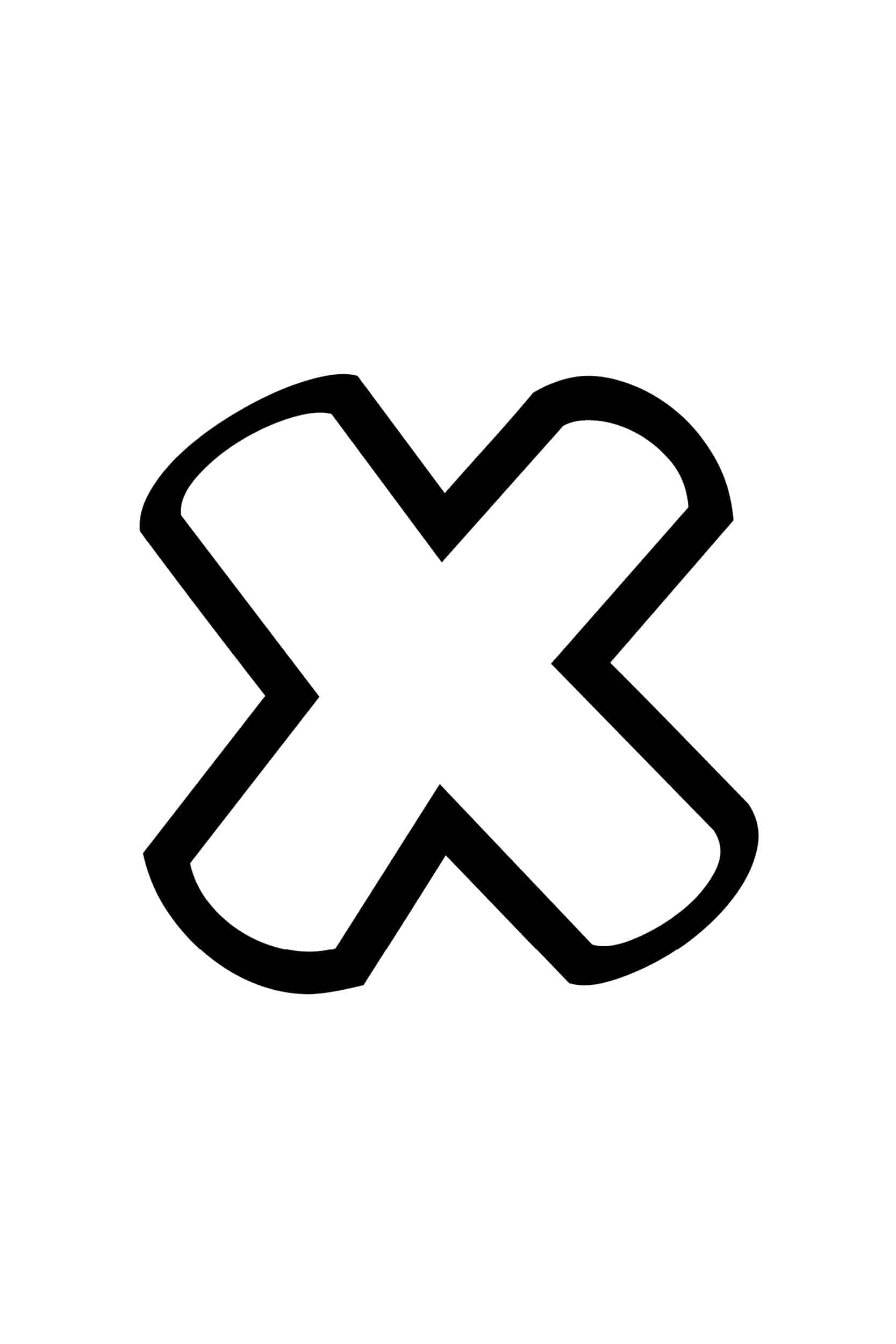 Free Printable Lowercase X Bubble Letter Stencil Freebie Finding Mom Free Printable Lowercase X Bubble Letter Stencil Freebie Finding Mom