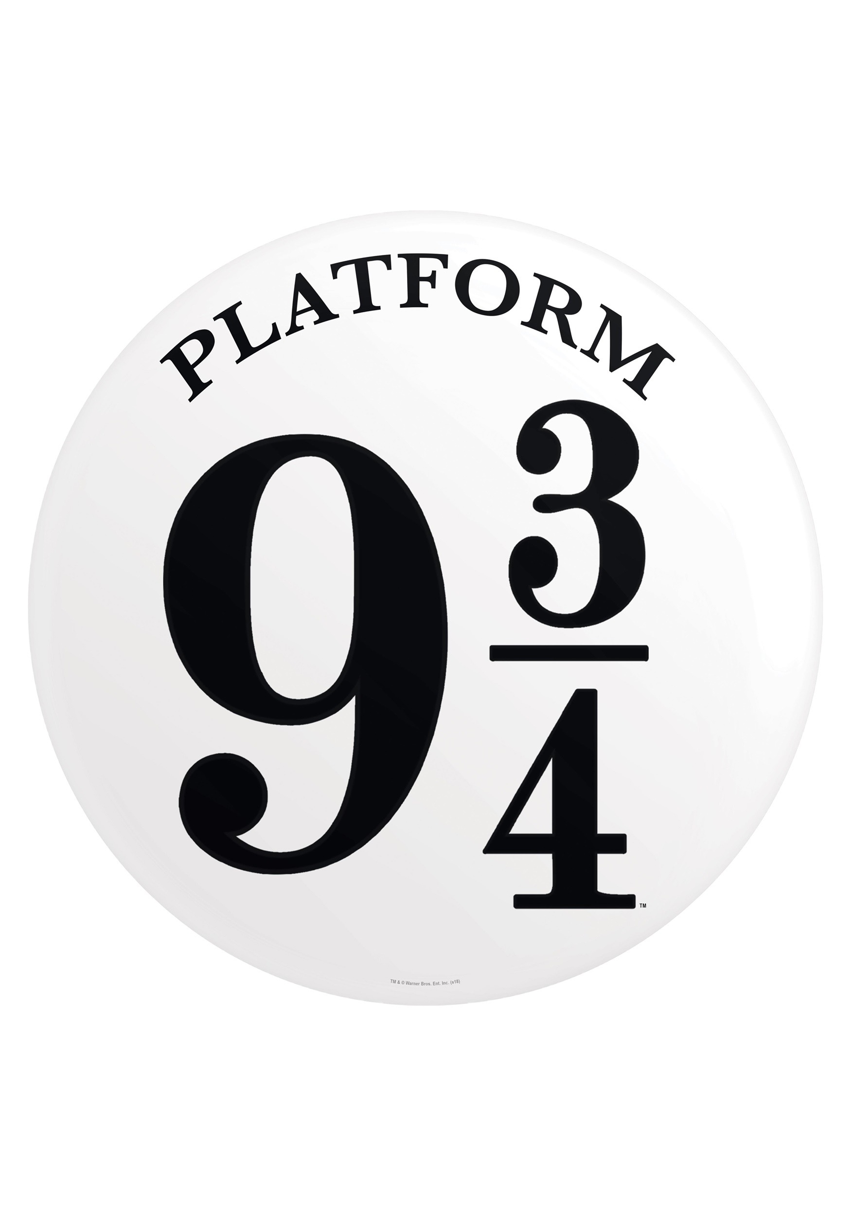 Harry Potter Platform 9 3 4 Tin Sign Harry Potter Platform 9 3 4 Tin Sign