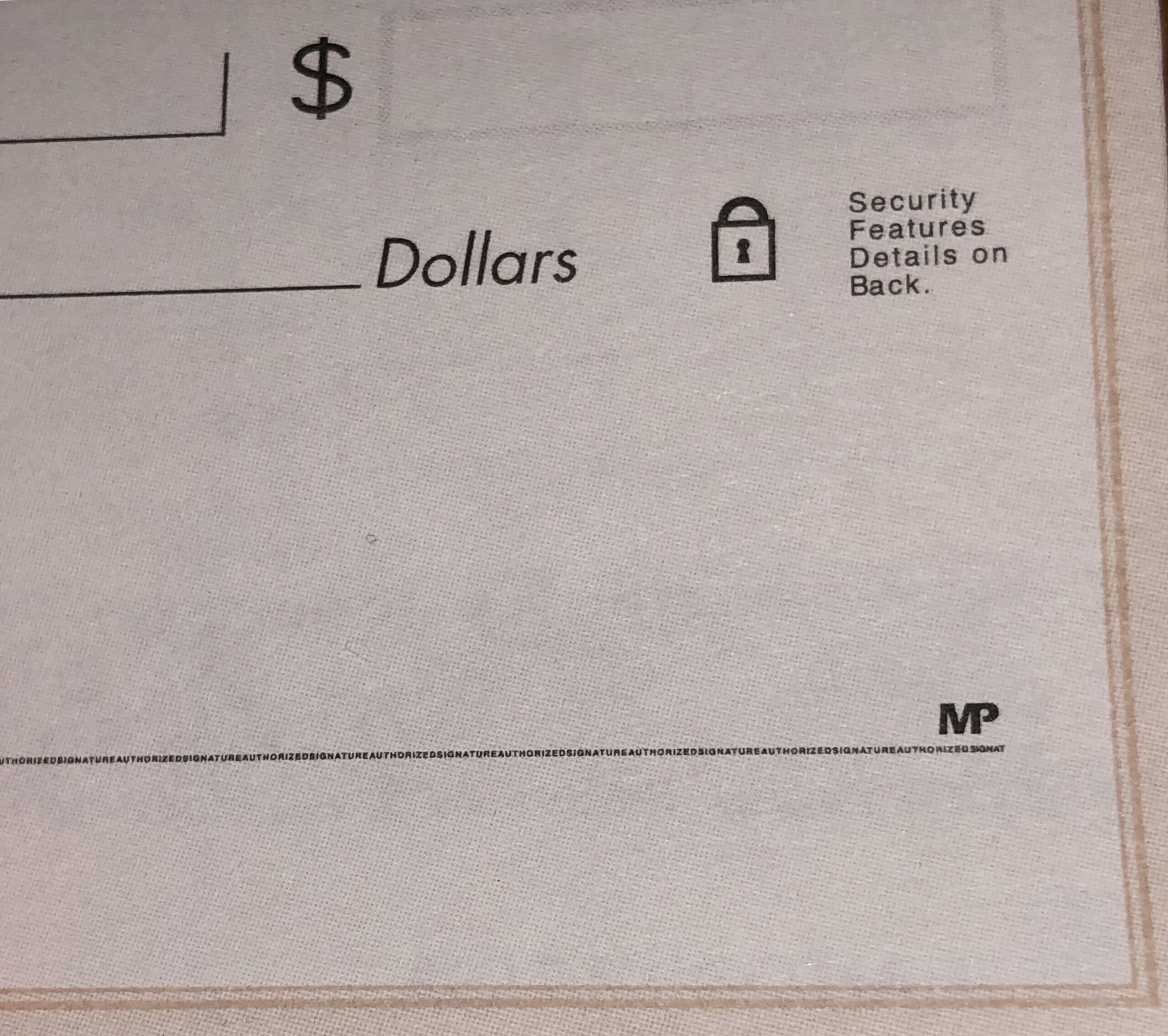 Noticed That The Signature Line On My Check Book Isn T Actually A Line Noticed That The Signature Line On My Check Book Isn t Actually A Line