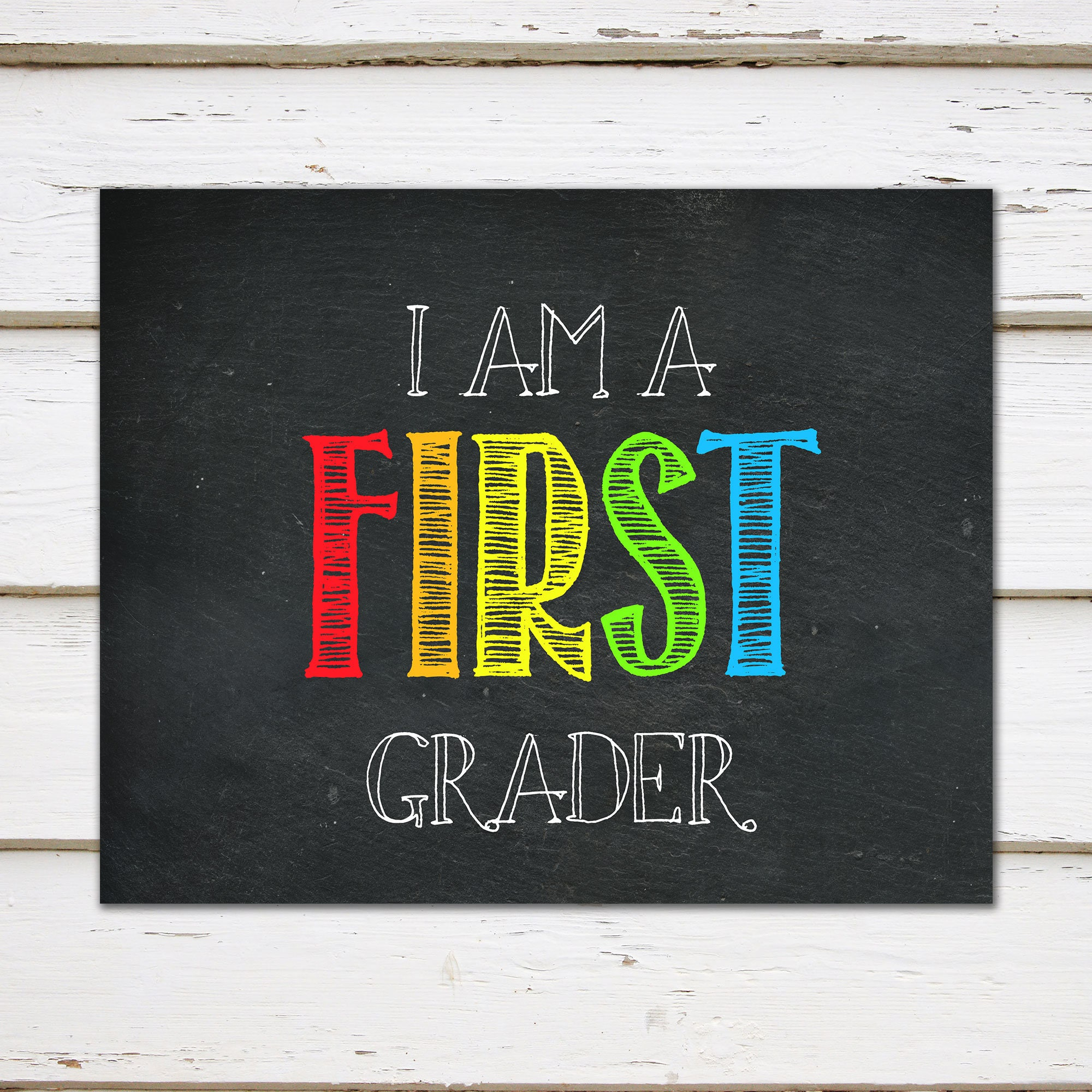 Printable First Day Of 1st Grade Sign First Grade 2017 Etsy Printable First Day Of 1st Grade Sign First Grade 2017 Etsy
