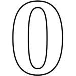 Printable Number 0 Coloring Pages Printable Numbers Coloring Pages