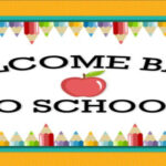 WELCOME BACK TO SCHOOL